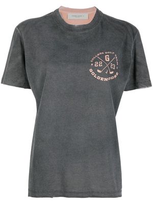 Golden Goose logo crew-neck T-shirt - Grey