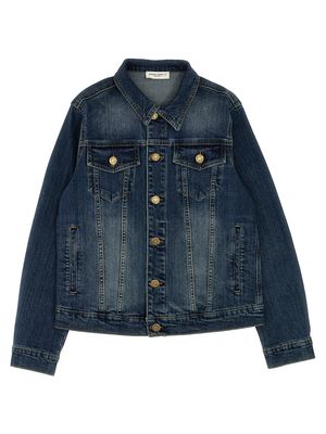 Golden Goose Logo Embroidery Denim Jacket