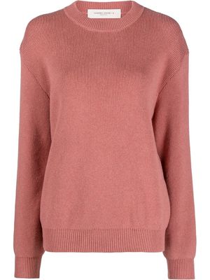 Golden Goose logo-print knitted jumper - Pink