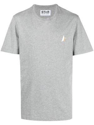 Golden Goose logo star-patch detail T-shirt - Grey