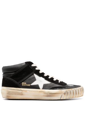 Golden Goose Mid-Star leather sneakers - Black