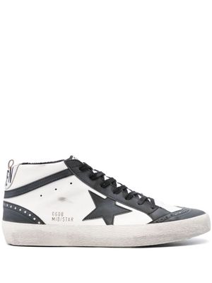 Golden Goose Mid Star leather sneakers - Grey