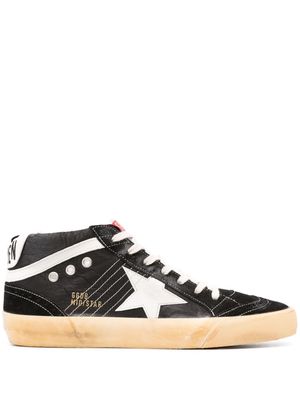 Golden Goose Midstar lace-up leather sneakers - Black