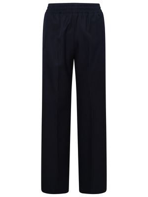 Golden Goose Navy Wool Blend Pants