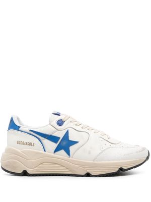 Golden Goose Running leather sneakers - White
