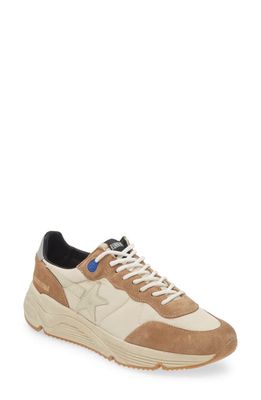 Golden Goose Running Sole Low Top Sneaker in Ivory/Grey/Tobacco 15537
