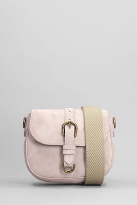 Golden Goose Sally Shoulder Bag In Powder Suede