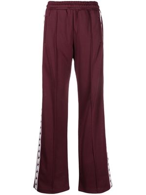 Golden Goose signature star-print track pants - Red