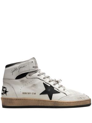 Golden Goose Sky-Star "Multi-Color" high-top sneakers - White