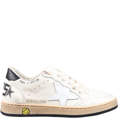 Golden Goose Sneakers Bianche Per Bambini Con Stella