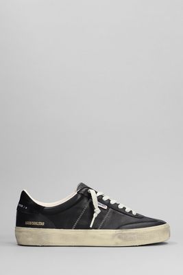 Golden Goose Soul Star Sneakers In Black Leather