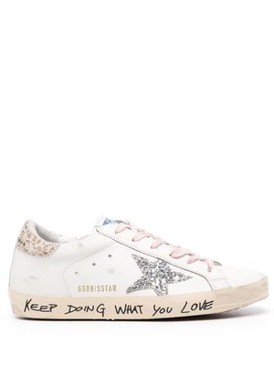 Golden Goose SStar Keep Doing What You Love sneakers - White