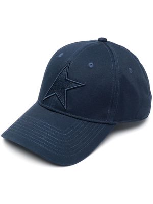Golden Goose star-patch baseball cap - Blue
