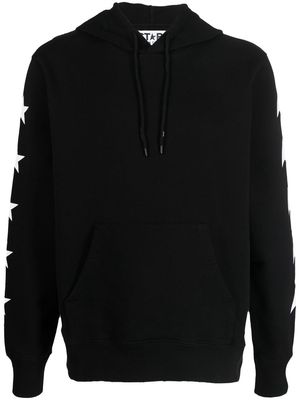 Golden Goose star-print cotton hoodie - Black