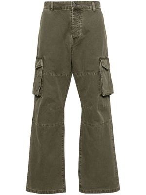 Golden Goose straight-leg cargo trousers - Green
