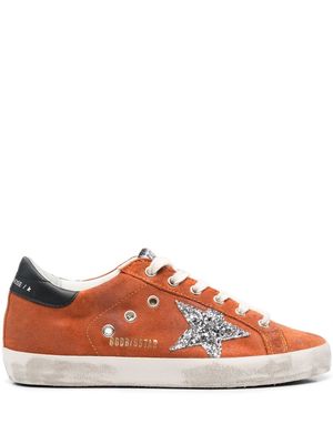 Golden Goose Super Star crystal sneakers - Orange