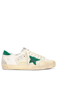 Golden Goose Super Star Nylon And Nappa Leather Star in White