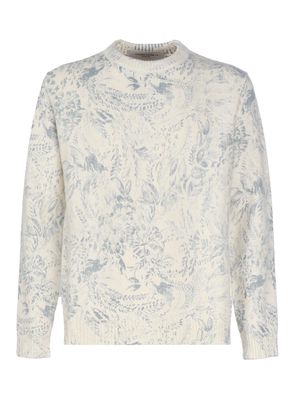 Golden Goose Toile-de-jouy Knitted Jumper