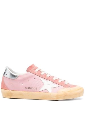 Golden Goose tonal suede sneakers - Pink
