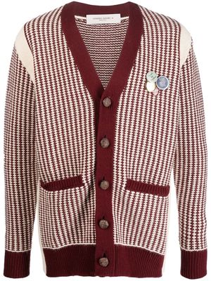 Golden Goose two-tone cardigan - Red