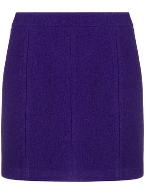 Golden Goose virgin wool mini skirt - Purple