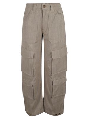 Golden Goose Wide Leg Patterned Cargo Pants