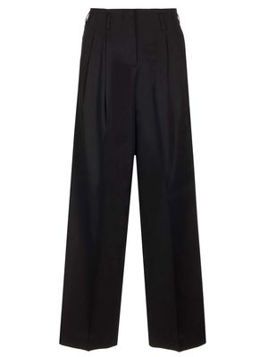 Golden Goose Wool Gabardine Wide Leg Trousers