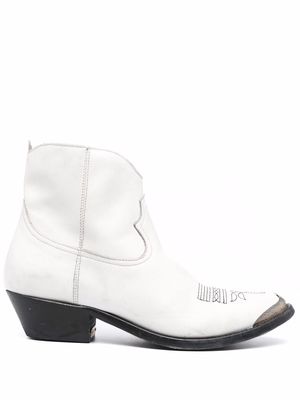 Golden Goose Young ankle boots - White