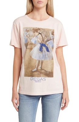 GOLDEN HOUR Degas Ballet Graphic T-Shirt in Washed Mauve Morn