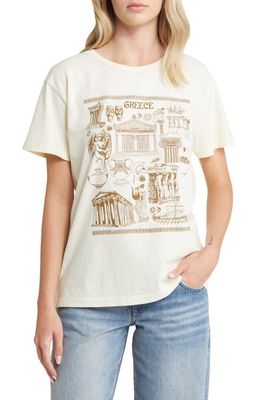 GOLDEN HOUR Greek Icons Cotton Graphic T-Shirt in Washed Solitary Star