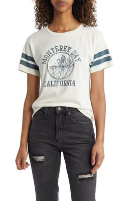 GOLDEN HOUR Monterey Bay Graphic T-Shirt in Washed Marshmallow