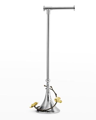 Golden Orchid Toilet Paper Stand