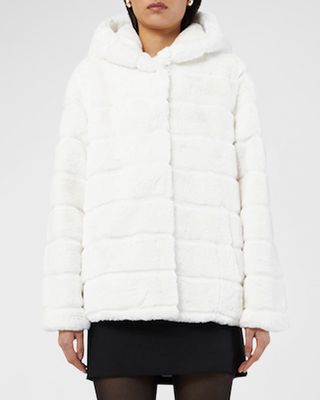 Goldie Faux Fur Quilted Short Jacket