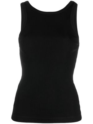 GOLDSIGN The Doyle ribbed tank top - Black