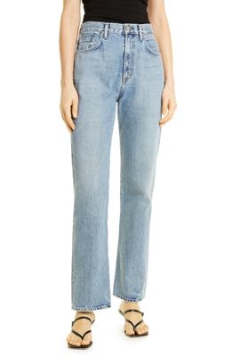 Goldsign Ultra High Waist Stovepipe Jeans in Alamo