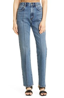 Goldsign Ultra High Waist Stovepipe Jeans in Assler