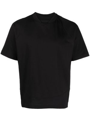 Goldwin 0 panelled short-sleeve T-shirt - Black
