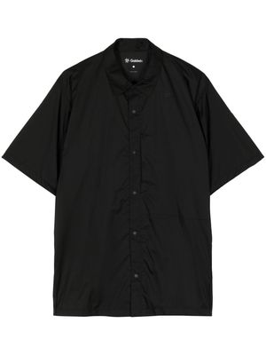 Goldwin embroidered-logo short-sleeve shirt - Black