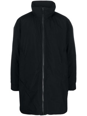 Goldwin funnel-neck zip-up raincoat - Black