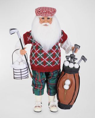 Golf Santa with Basket