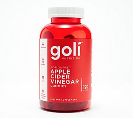 Goli Nutrition Apple Cider Vinegar Gummies 120Count