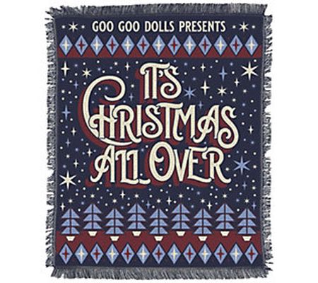 Goo Goo Dolls It's Christmas All Over Holiday B lanket