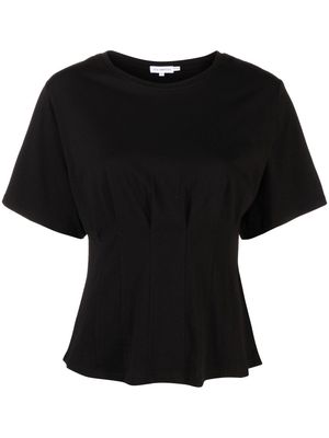 Good American corset-style T-shirt - Black