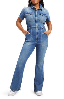 Good American Fit for Success Jumpsuit in Blue274