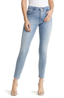 Good American Good Legs Button Fly Ankle Skinny Jeans in Indigo317