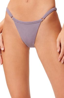 Good American Perfect Fit Adjustable Bikini Bottoms in Lovely Lilac 002