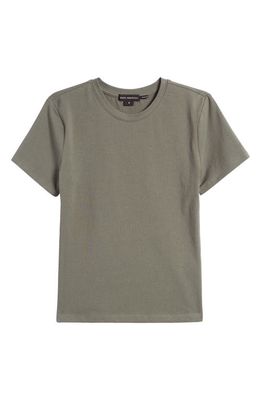 Good American Stretch Cotton Baby T-Shirt in Fatigue001
