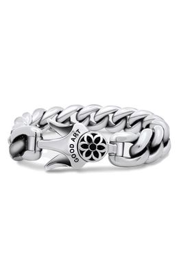 Good Art Hlywd Men's Model 10 B Bracelet in Sterling Silver 