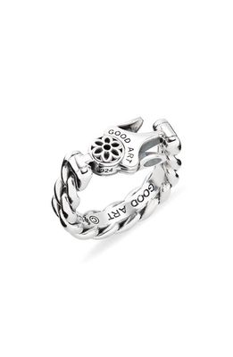 Good Art Hlywd Men's Model 10 Ring in Silver