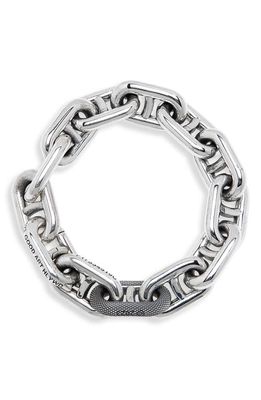 Good Art Hlywd Men's Model 22 Anchor Chain Bracelet in Silver